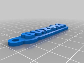 meine angepasste jeep Schlüsselanhänger kundengebundene 3d print model - Mito3D