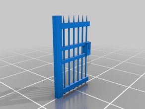gate 3d print model - Mito3D
