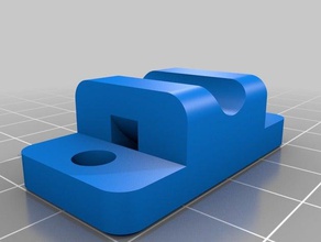 hypercube 8mm extruder cable support 3d printer parts 3d print model - Mito3D