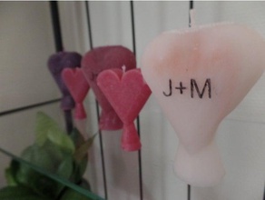 candle heart mold v2 diy candle candle mold gift heart heart valentines day hobby mold molding valentine valentines day