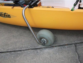 boonedox beach wheel mod diy kayak rolling 3d print model - Mito3D