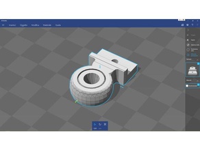 rostock max v3 - joints à rotule de filaments guide Imprimante 3d accessoires seemecnc 3d print model - Mito3D