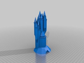 mon personnalisés fantastique médiéval château générateur v1 bâtiments et structures personnalisé 3d print model - Mito3D