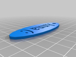 keychain av 3d printing 3d print model - Mito3D