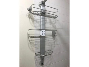 simplehuman ducha caddy pieza de repuesto cuarto baño 3d print model - Mito3D