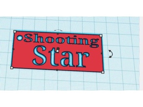 shooting-star 3d-drucken 3d print model - Mito3D