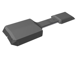 esk8 longboard couvercle de la batterie incurvée conseil d'administration sport et loisirs électrique planche à roulettes zippy 3d print model - Mito3D