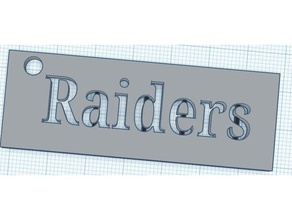 raiders chaveiro A impressão 3d 3d print model - Mito3D