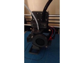 anet a8 e3d v6 bowden print carriage cooling duct remix 3d printer parts nozzle part cooler 3d print model - Mito3D