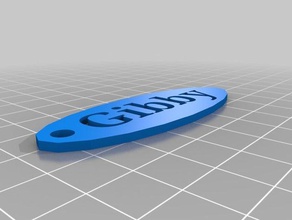 gibby trousseau de clés L'impression 3d 3d print model - Mito3D