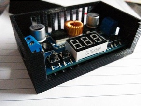 box xl4015 4-button stepdown converter electronics 3d print model - Mito3D