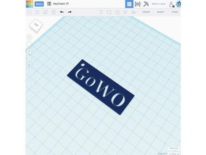 gowo anahtar zinciri 3d baskı 3d print model - Mito3D