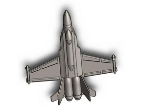 fa 18 Spaß Dekor Flugzeug f18 fighter Modell 3d print model - Mito3D