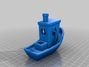 marvin 3dbenchy 3d printing tests benchy helmsman sailing 3d print model - Mito3D