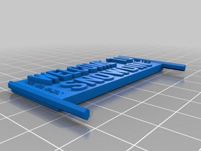 austins welcome sign 3d printing 3d print model - Mito3D