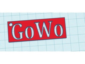 gowo anahtar zinciri 3d baskı 3d print model - Mito3D