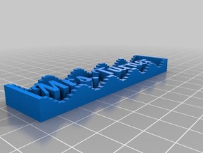 nameturner learning customized 3d print model - Mito3D