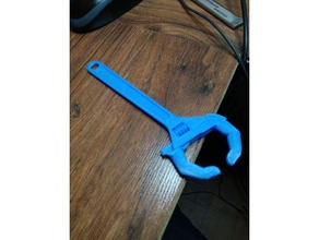 la clé du doigt des outils à main 3d print model - Mito3D