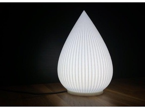 lagh - lamp interchangeable yeah series household 3d printing lampshade led usb vase wave 3d print model - Mito3D