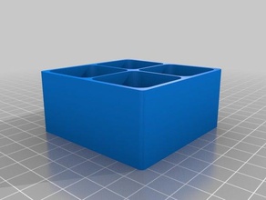 mon personnalisés ronde organizer5 les conteneurs personnalisé 3d print model - Mito3D