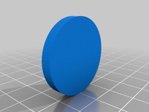 la base de molde círculo 30mm herramientas del arte 3d print model - Mito3D