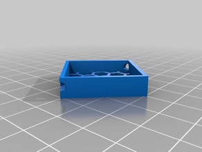Quadrat-Kreise im inneren Schmuck kundengebundene 3d print model - Mito3D