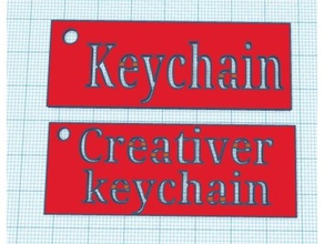 2 creative keychains 3d printing 3d print model - Mito3D