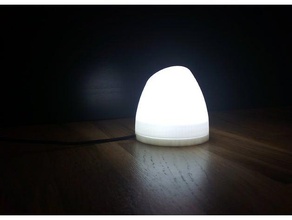 bioh - lamp interchangeable yeah series household 3d printing lampshade led usb vase wave 3d print model - Mito3D