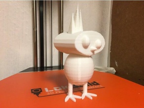princesa do ave playsets 3d teste de impressão pássaro engraçado playset brinquedo 3d print model - Mito3D