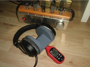 cuffie db meter adattatore audio 3d print model - Mito3D