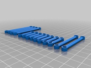 les membres pont en poutre treillis L'impression 3d 3d print model - Mito3D
