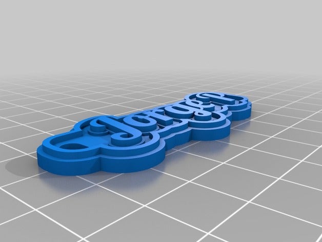 jorgep chaveiros personalizado 3D print model - Mito3D