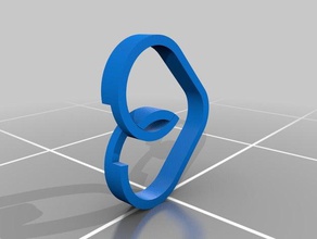 heart clamp keychains 3d print model - Mito3D