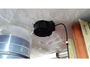 echo dot gen2 wall ceiling holder gadgets 3d print model - Mito3D