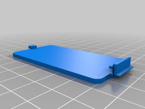 battery cover bathroom scale 3d printing 3d print model - Mito3D