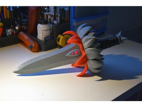 maccao piercer props blade capcom dagger icefilaments maccaopiercer monsterhunter nintendo 3d print model - Mito3D