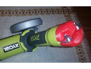 ryobi angle grinder r18ag-0 one+ - wrench storage machine tools one 3d print model - Mito3D
