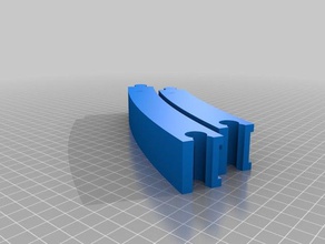 led arco di luce rev1 arredamento arch i porta a montaggio striscia del 3d print model - Mito3D