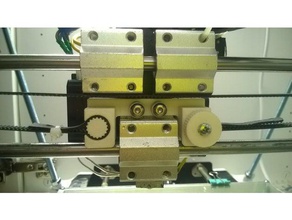 wanhao duplicator i3 x-Achse Spannvorrichtung 3d-Drucker Teile Gurt-Spanner Spanner 3d print model - Mito3D