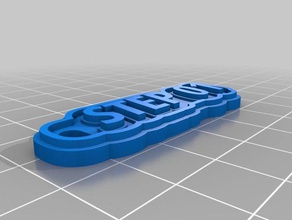 keychain step 01 keychains 12 customized 3d print model - Mito3D