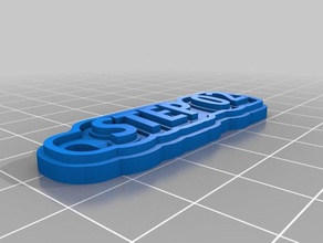 keychain step 02 keychains 12 customized 3d print model - Mito3D