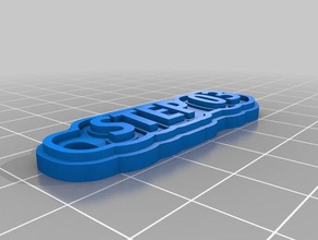 keychain step 03 keychains 12 customized 3d print model - Mito3D