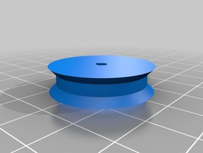 mi 3,1 mm agujero personalizado simple de 3 ancho la polea robótica 3d print model - Mito3D