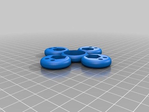 4 faces m8 personalizado omg surpresa porca fidget giratório personalizador de sistemas brinquedos & games 3d print model - Mito3D