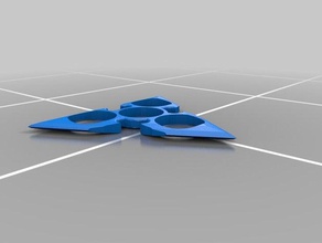 genji spinner mekanik oyuncaklar fidget overwatch 3d print model - Mito3D