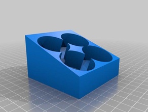 meine individuelle Farb-Flaschenhalter Container kundengebundene 3d print model - Mito3D