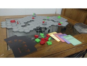 seigneur de guerre la v1 jeux jeu plateau personnalisables dé amusant modulaire jouer risque rts stratégie tour par 3d print model - Mito3D