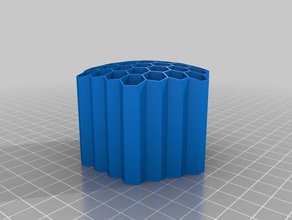 meine angepasste honeycomb-Bleistift-Halter - Organisation kundengebundene 3d print model - Mito3D