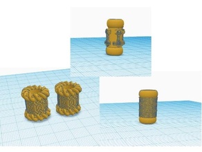 keltischer BART-ring s - Zubehör BART ring celtic mjolnir 3d print model - Mito3D