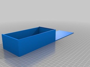 spod de deslizamiento la tapa caja los contenedores personalizado 3d print model - Mito3D